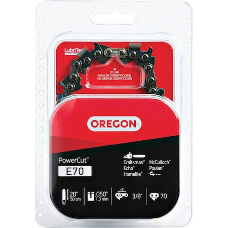 Oregon Cutting Oregon PowerCut 20 In. Chainsaw Chain E70
